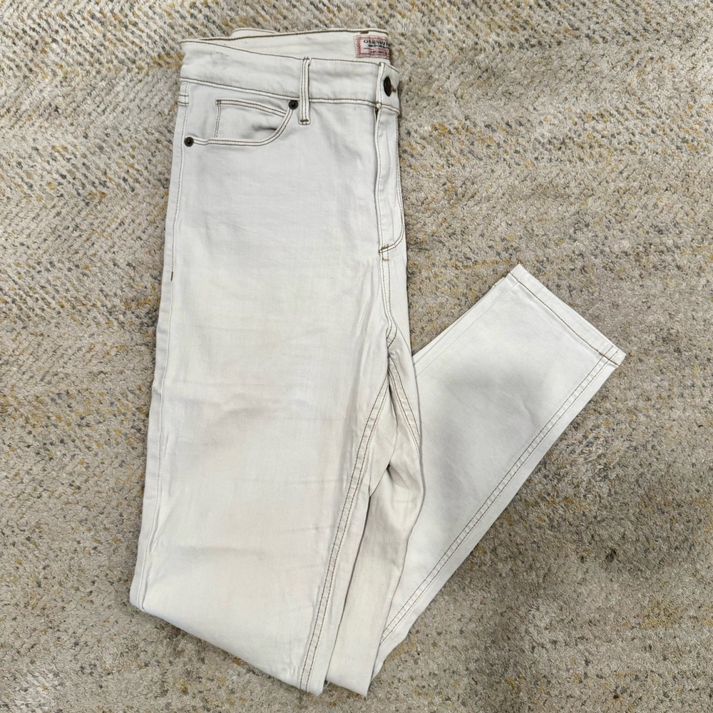 Guess Warm White Skinny Jeans